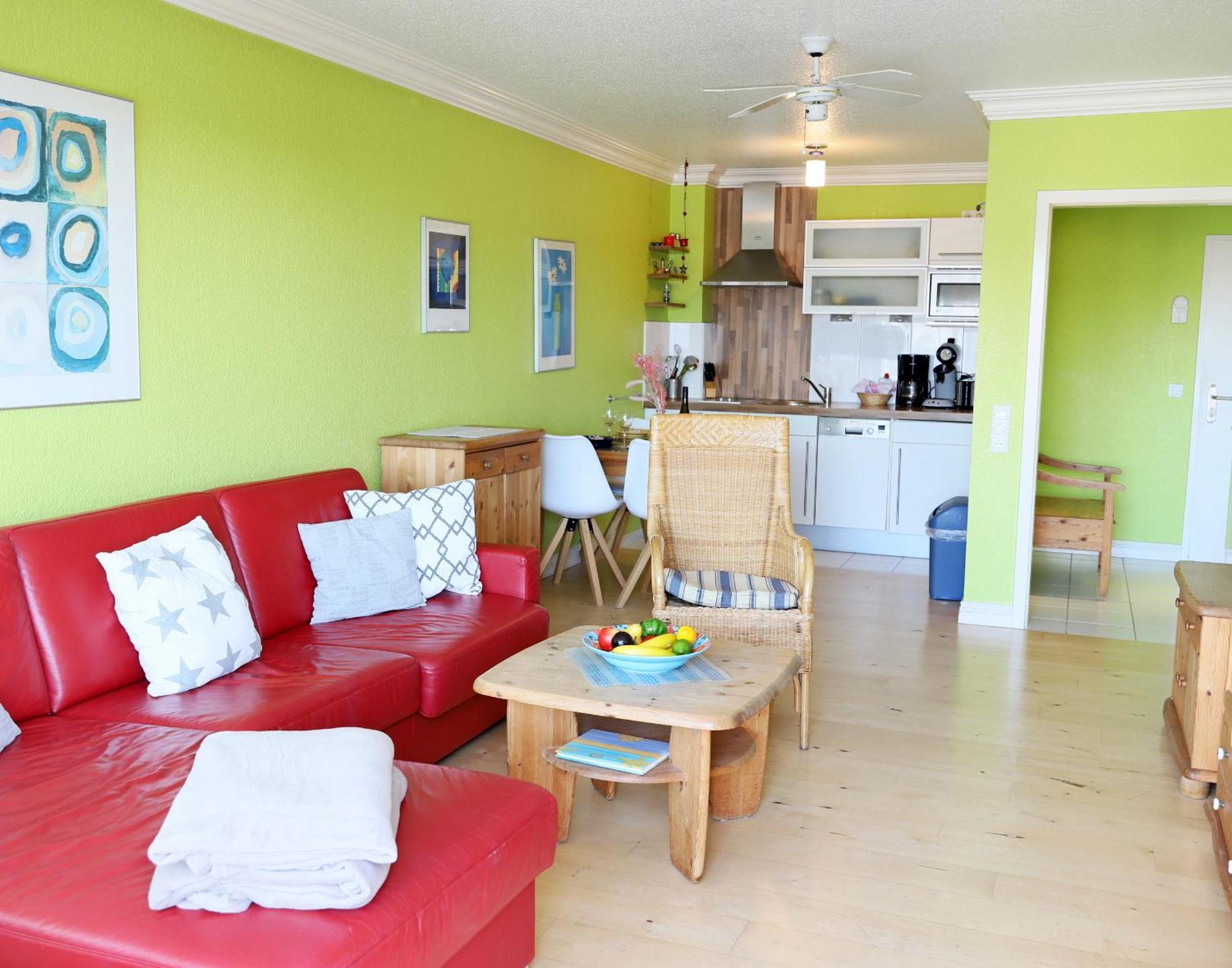 Geraeumiges 2-Zimmer-Appartement In Der 3. Etage Des Hauses. Westerland Ngoại thất bức ảnh